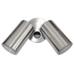 Bondi Aluminium Stainless 2 x 4W GU10 3CCT IP65 Adjustable Twin Spot with Sensor