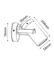 MR16 Exterior Adjustable Head Aged Copper Pillar Spot light IP54