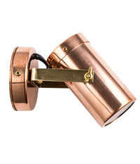Thumbnail for GU10 Exterior Adjustable Head Wall Pillar Spot Light (Light weight Copper) IP54