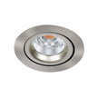 Gyro LED 2700K Brushed Steel Dimmable Recessed LED Junistar Gyro