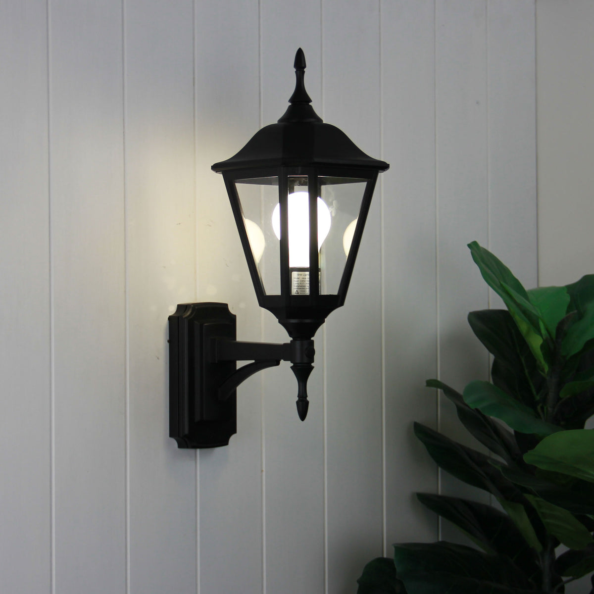 Java Mini Black Double Insulated IP44 Premium Outdoor Coach Light