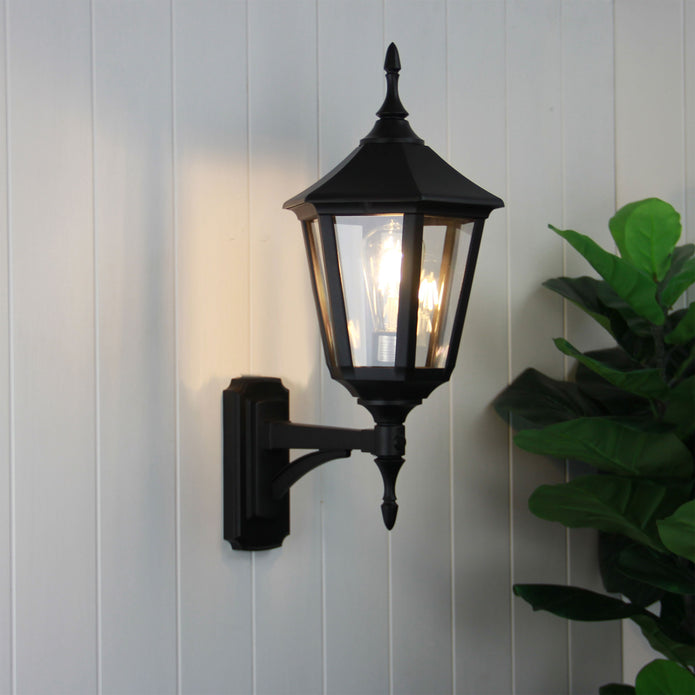 Ibiza Black Double Insulated IP44 Premium Outdoor Coach Light