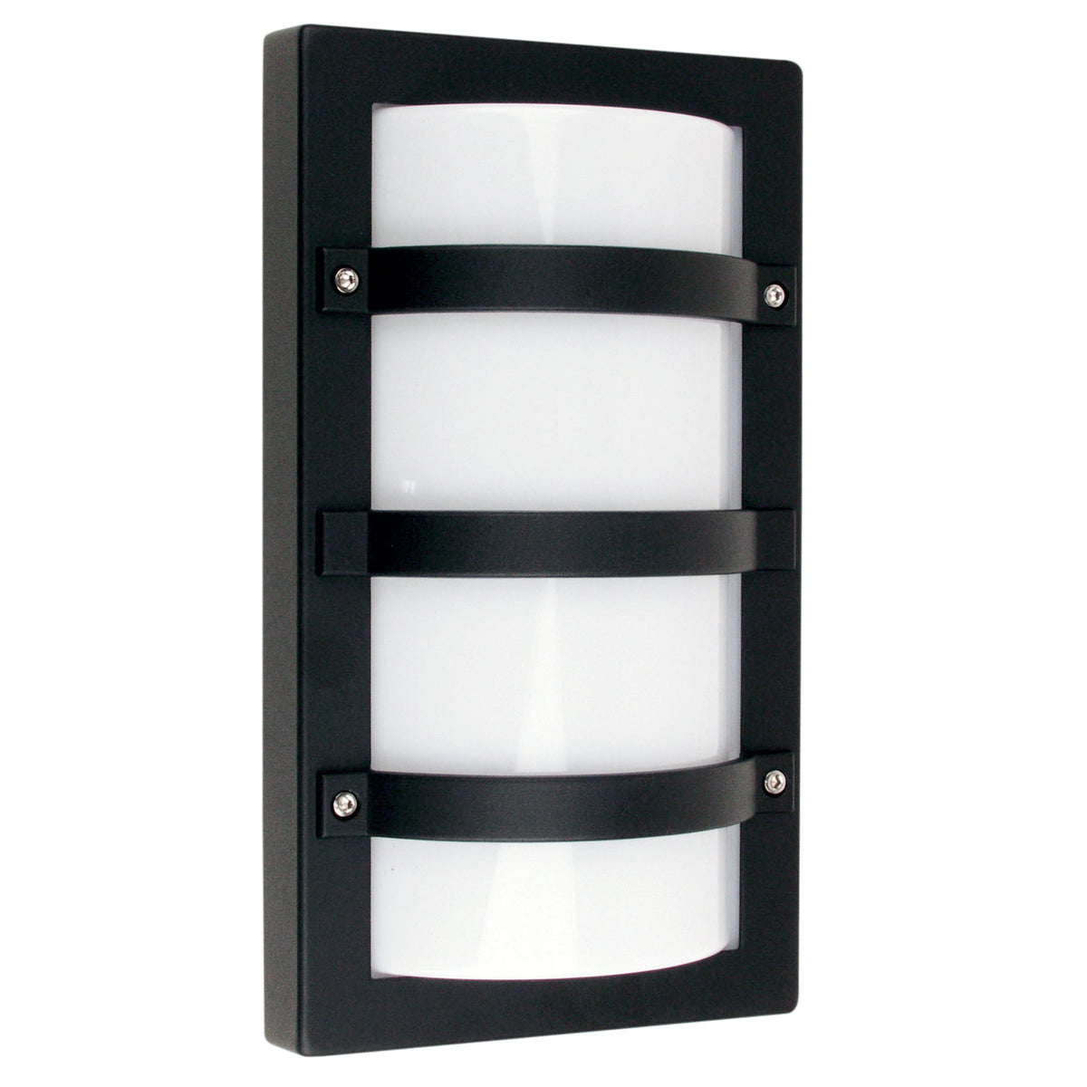 Trio Black IP65 Premium Outdoor Bulkhead 32X19cm