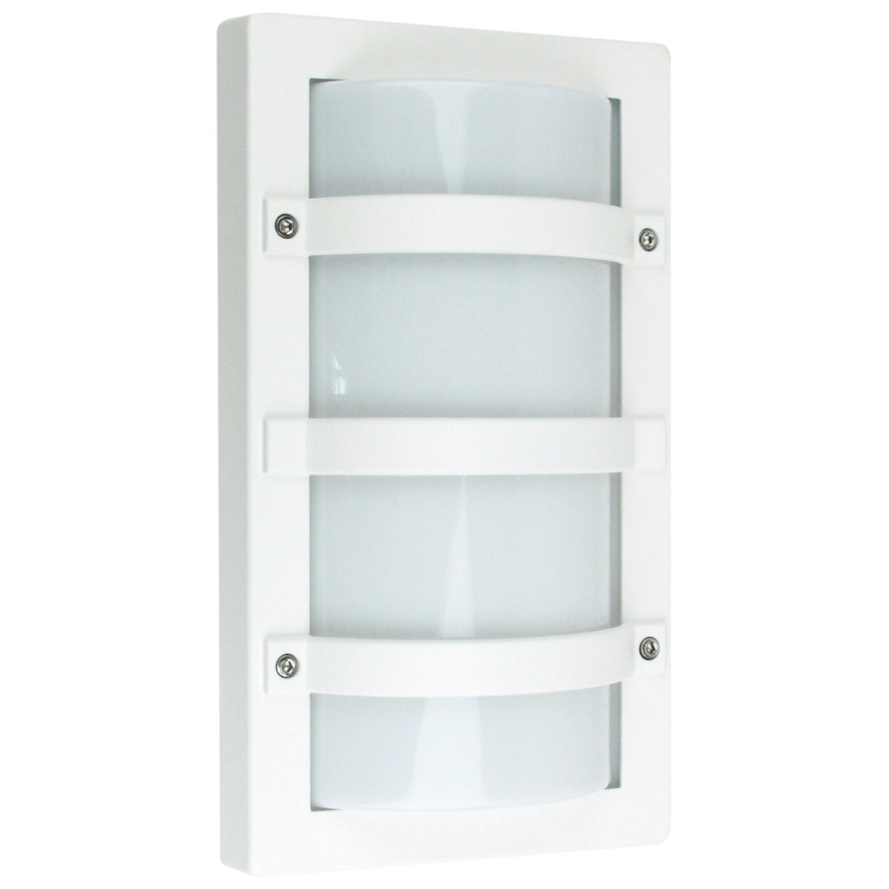 Trio White IP65 Premium Outdoor Bulkhead 32X19cm