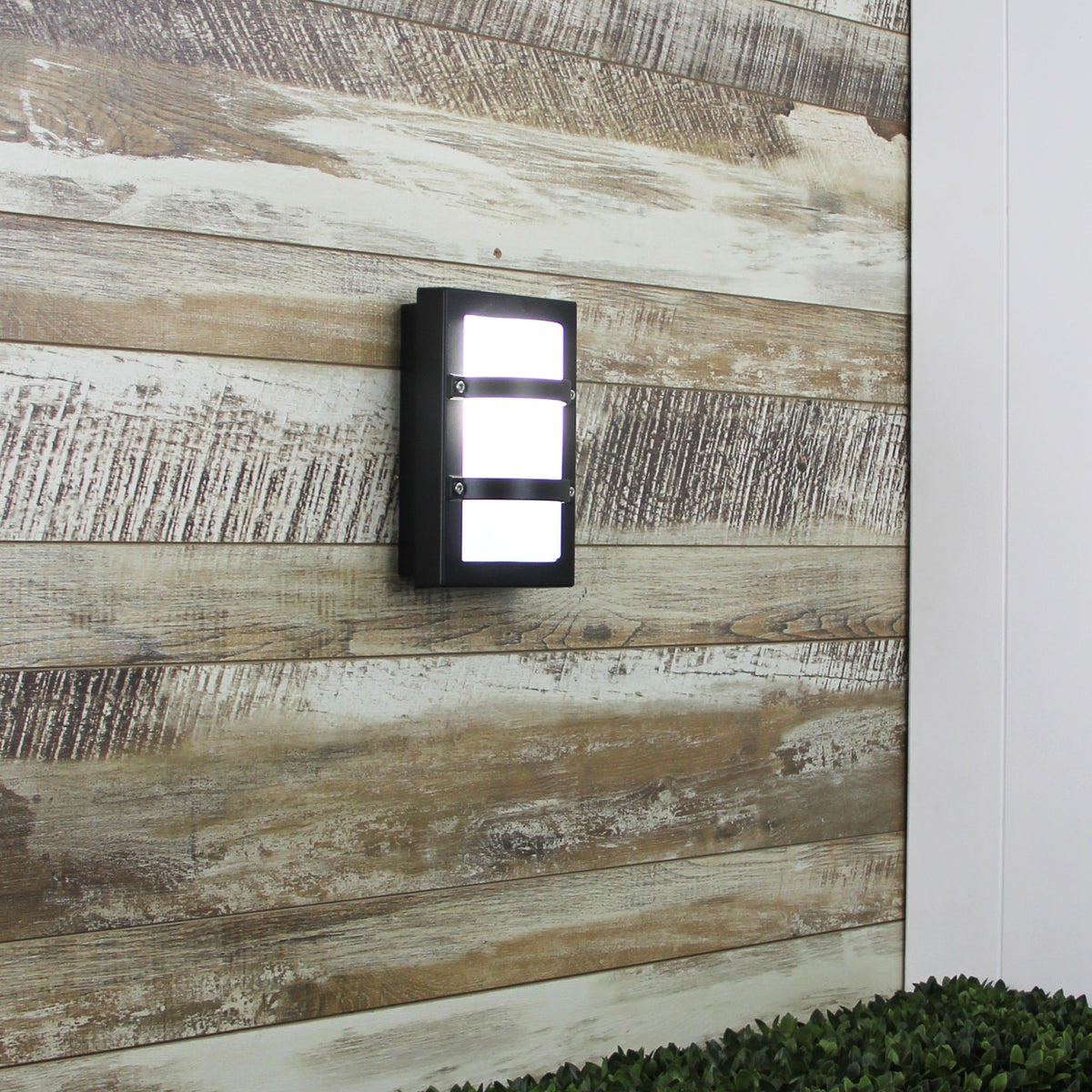 Trio Mini Black E27 IP65 Premium Outdoor Wall Light