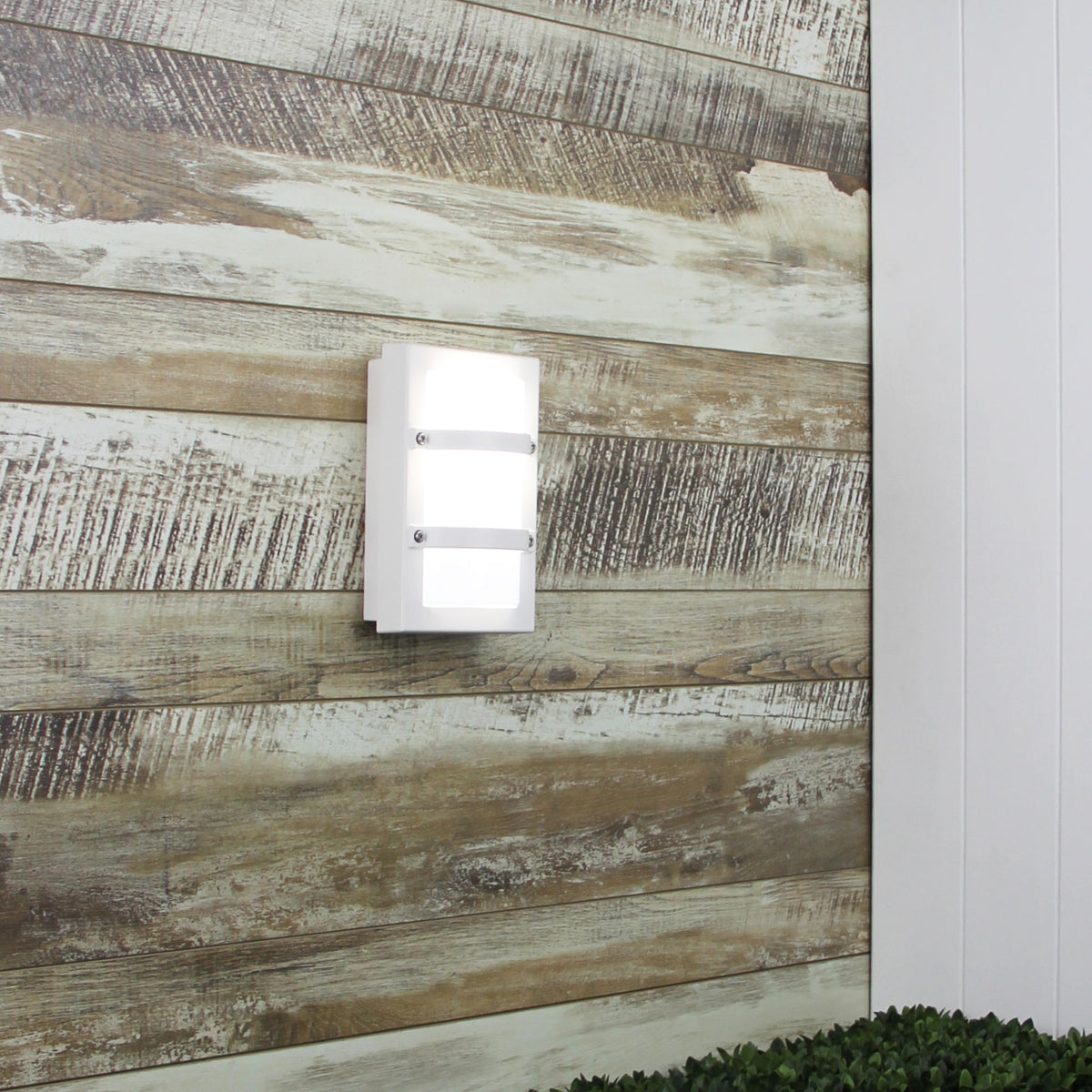 Trio Mini White E27 IP65 Premium Outdoor Wall Light