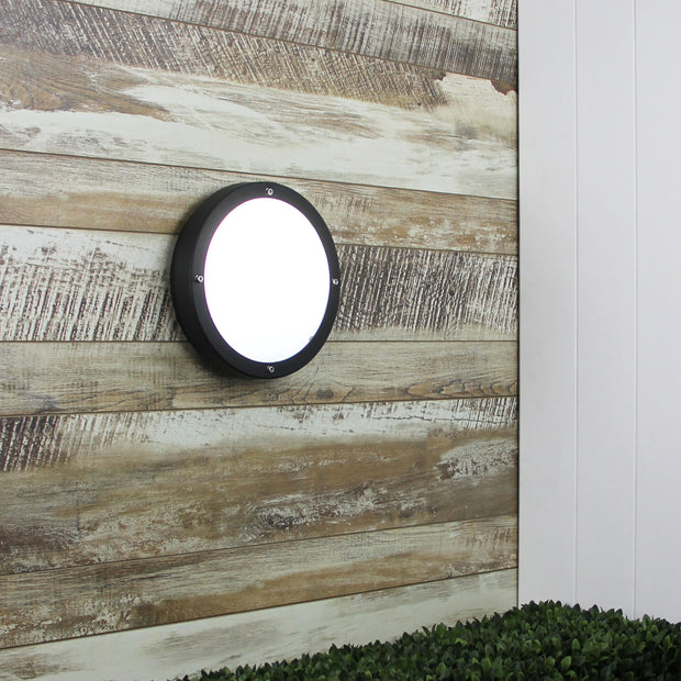 Primo Black E27 IP65 Premium Outdoor Bunker Light
