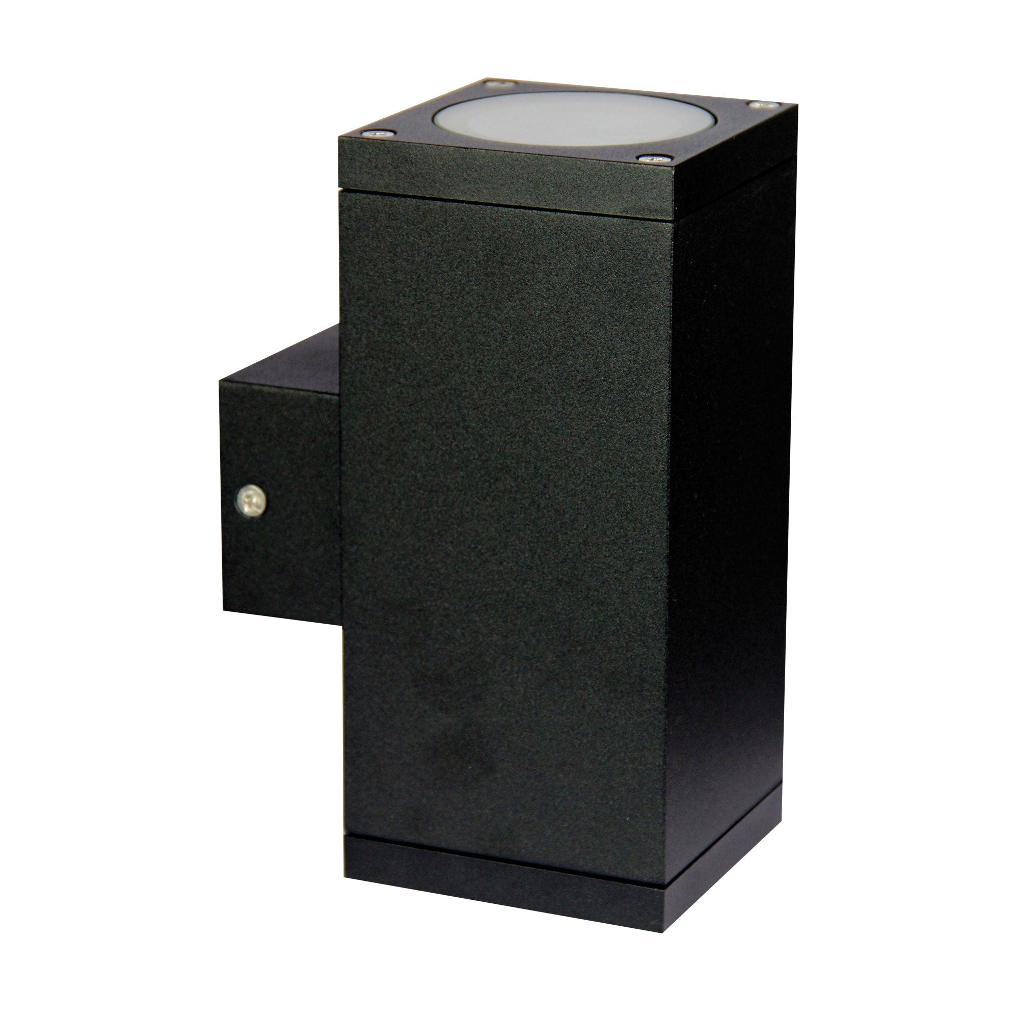 Kube Twin Black Sg Quality Outdoor Wall Light In Black