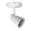 Zoom 1 White 1 Light GU10 Adjustable Spotlight