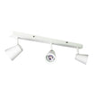 Zoom 3Bar White 3 Light GU10 Adjustable Spotlight