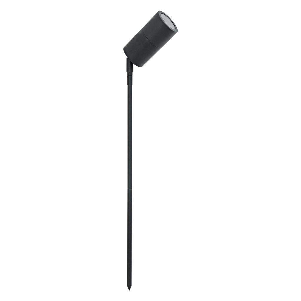 shadow 1lt adjustable 12V MR16 garden spike textured black