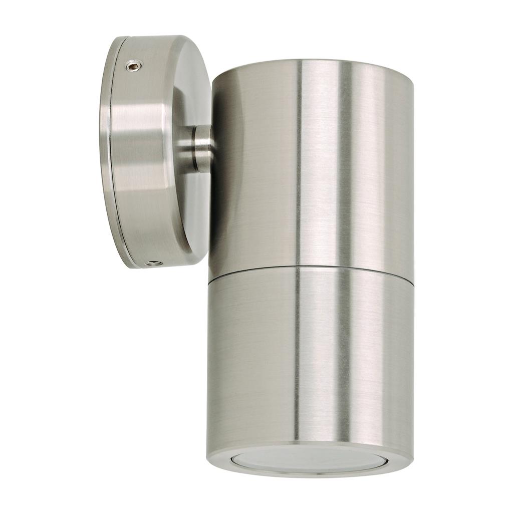 shadow 1lt fixed wall bracket 240V gu10 spotlight 316 stainless steel