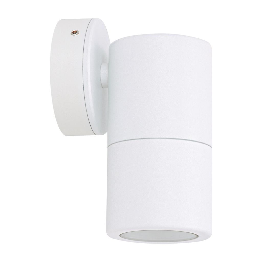 shadow 1lt fixed wall bracket 240V gu10 spotlight textured white