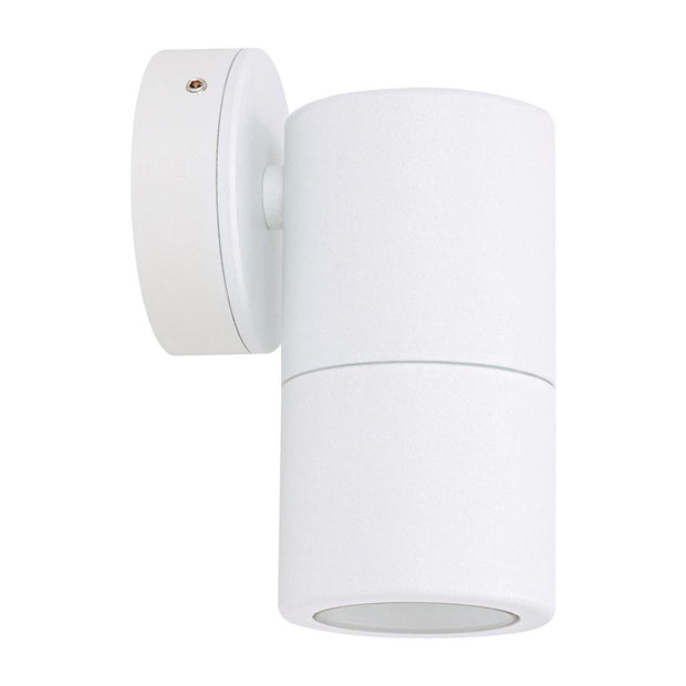 shadow 1lt fixed wall bracket 240V gu10 spotlight textured white