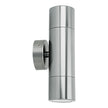 shadow 2lt fixed wall bracket 240V gu10 spotlight titanium silver