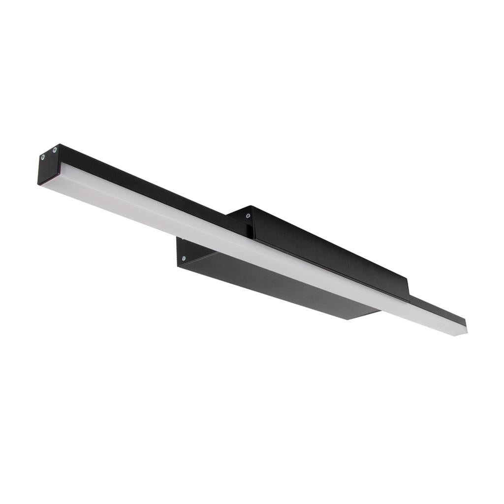 shadowline 600 led wall vanity or picture light matt black finish