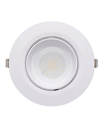 Thumbnail for SHOPTRI01: LED Dual Power & Tri-CCT Gimbal White Recessed Shop Lighter
