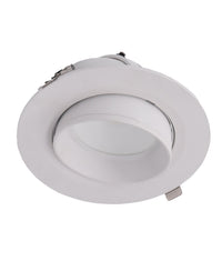 Thumbnail for SHOPTRI01: LED Dual Power & Tri-CCT Gimbal White Recessed Shop Lighter