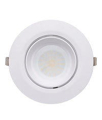 Thumbnail for SHOPTRI01: LED Dual Power & Tri-CCT Gimbal White Recessed Shop Lighter