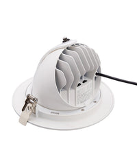 Thumbnail for SHOPTRI01: LED Dual Power & Tri-CCT Gimbal White Recessed Shop Lighter