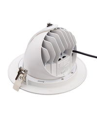 Thumbnail for SHOPTRI01: LED Dual Power & Tri-CCT Gimbal White Recessed Shop Lighter
