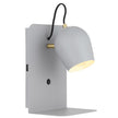 Shyn Wall Light with USB in White, Black, Grey or Beige