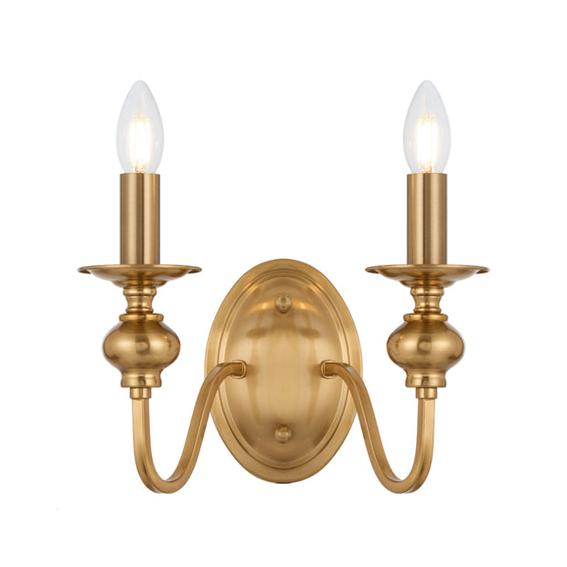 SIEDEL 2 LIGHT WALL BRACKET
