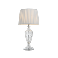 Thumbnail for Sigrid Chrome with White Shade or Gold with Black Shade Table Lamp