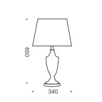 Thumbnail for Sigrid Chrome with White Shade or Gold with Black Shade Table Lamp