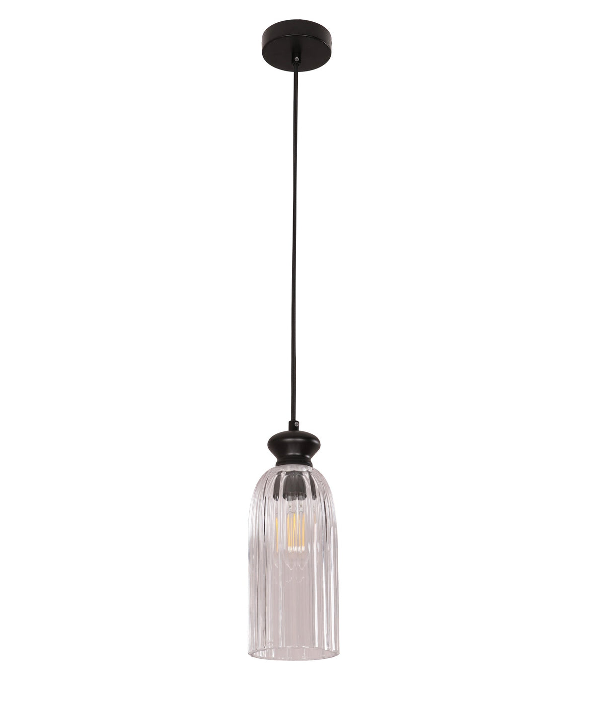 Sino: Interior Ellipse Clear Glass Shade Pendant Lights