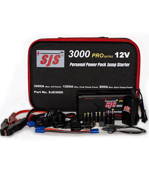 SJS3000: 12V Smart Jump Start Charger & Portable Power Supply