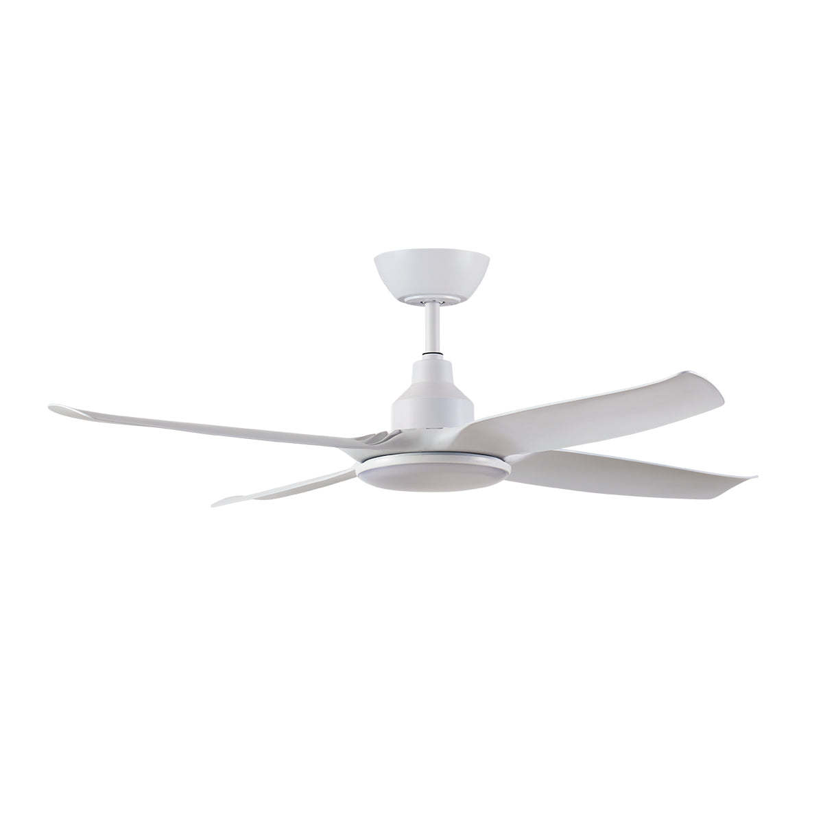 SKYFAN 4 - 48"/1200mm Glass Fibre Composite 4 Blade DC Ceiling Fan with 20W LED Light - Indoor/Covered Outdoor