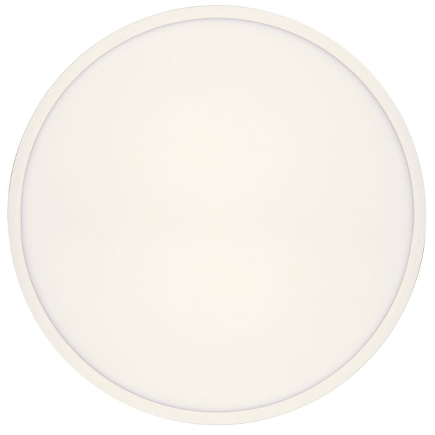 Sky 60 Black or White 42W CCT IP44 Dimmable Round Oyster