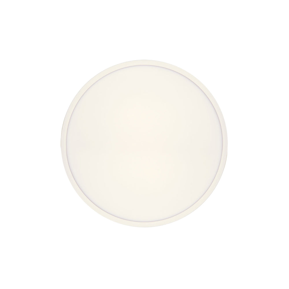 Sky 30 Black or White 24W CCT IP44 Dimmable Round Oyster