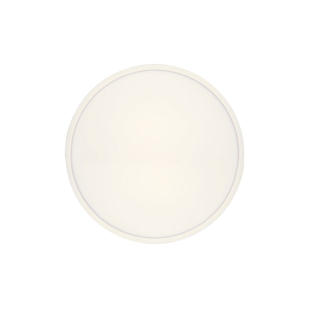 Sky 30 Black or White 24W CCT IP44 Dimmable Round Oyster