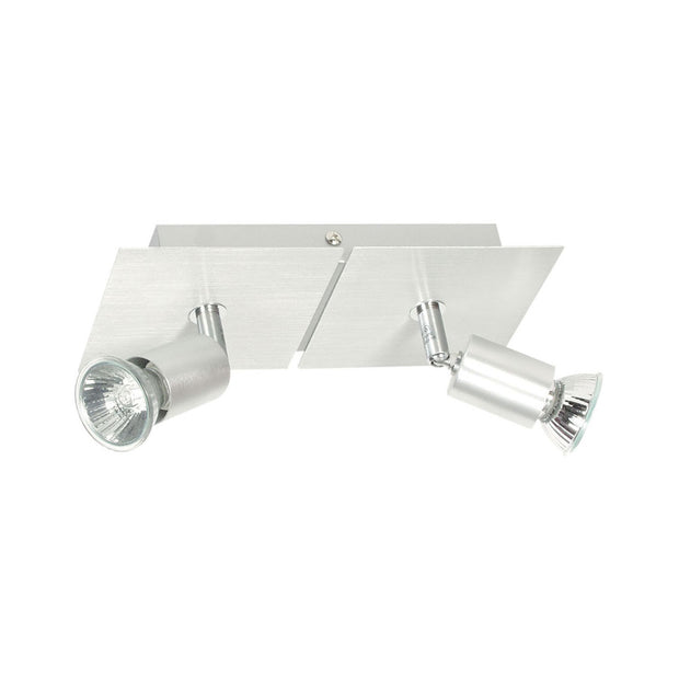 Form 2Lt 240V GU10 Aluminium Spotlight