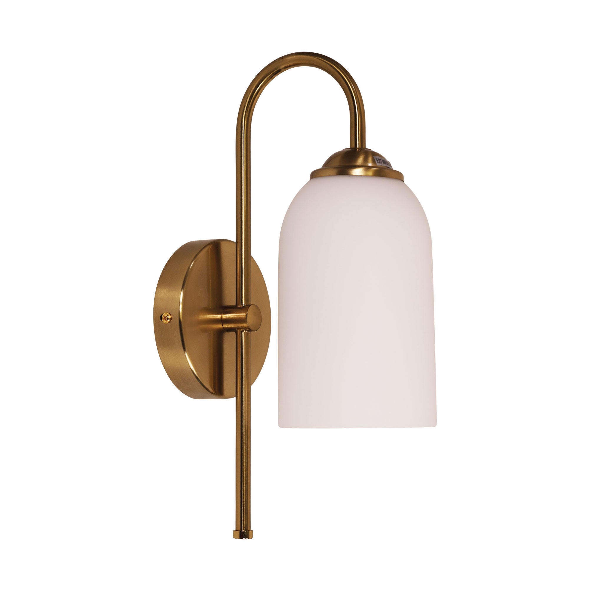 Arlington Wall Satin Brass Opal Matt Glass Light