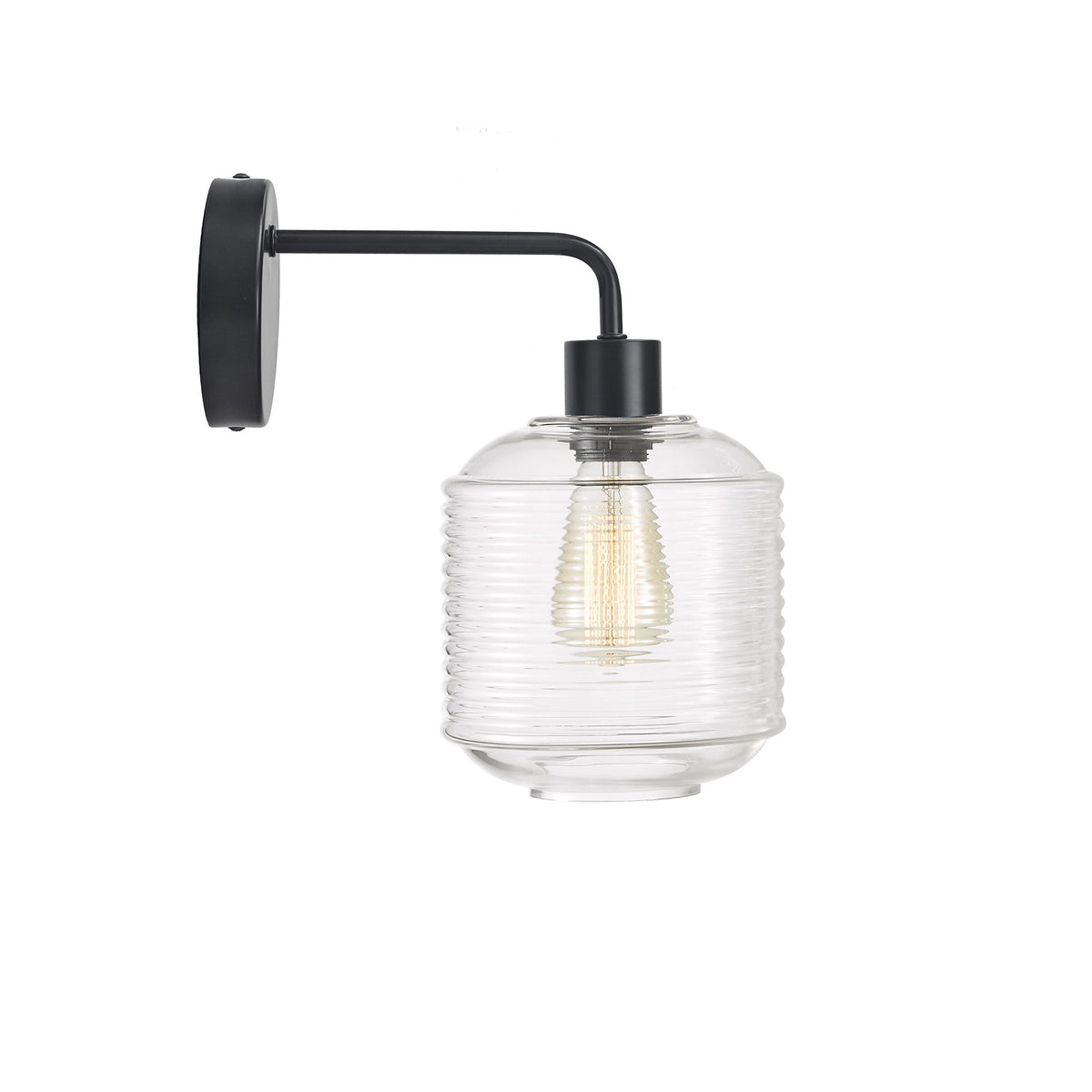 Marconi Wall Clear Glass Wall Sconce