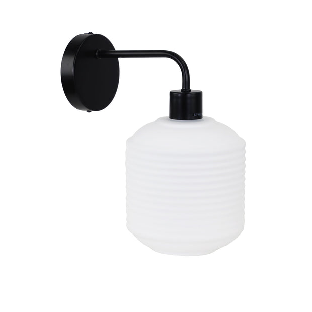 Marconi Wall Opal Glass Wall Sconce