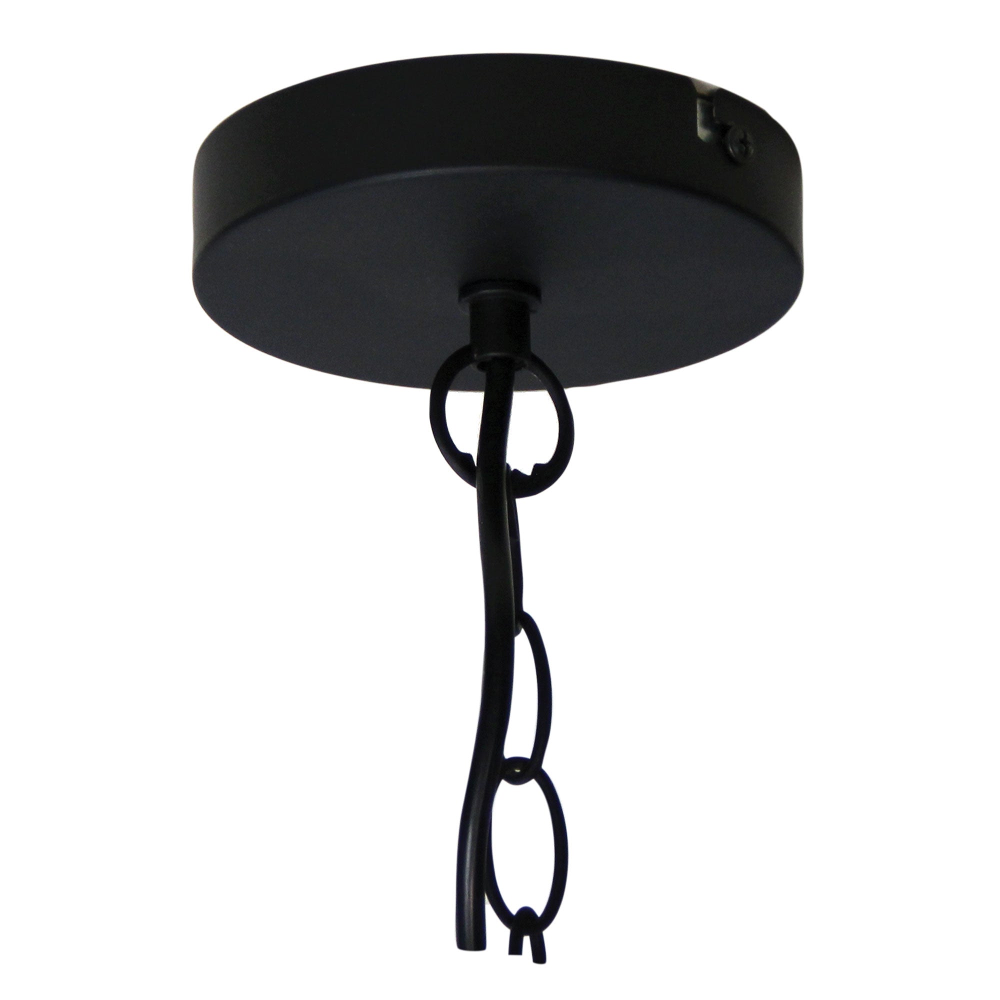 Delaware.52 Black & Crystal 3 Light Modern Chandelier