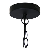 Thumbnail for Delaware.52 Black & Crystal 3 Light Modern Chandelier