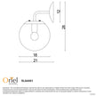 Newton Black And Clear Glass E14 Wall Light