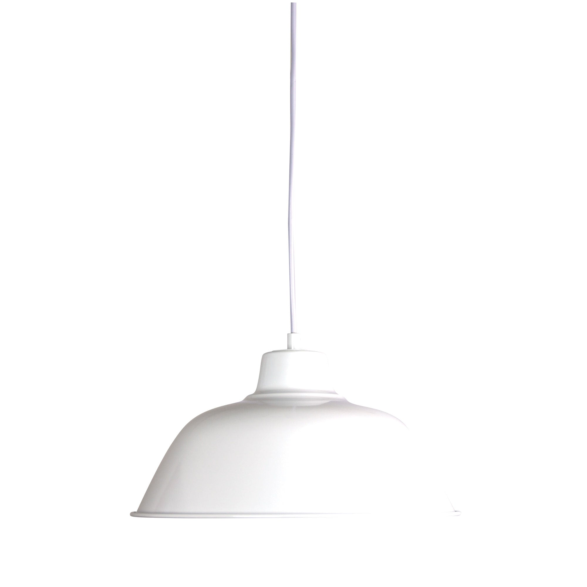 Forge 300 Retro Industrial Pendant White