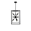 Georgetown 35 Designer Box Pendant With Exposed Globes