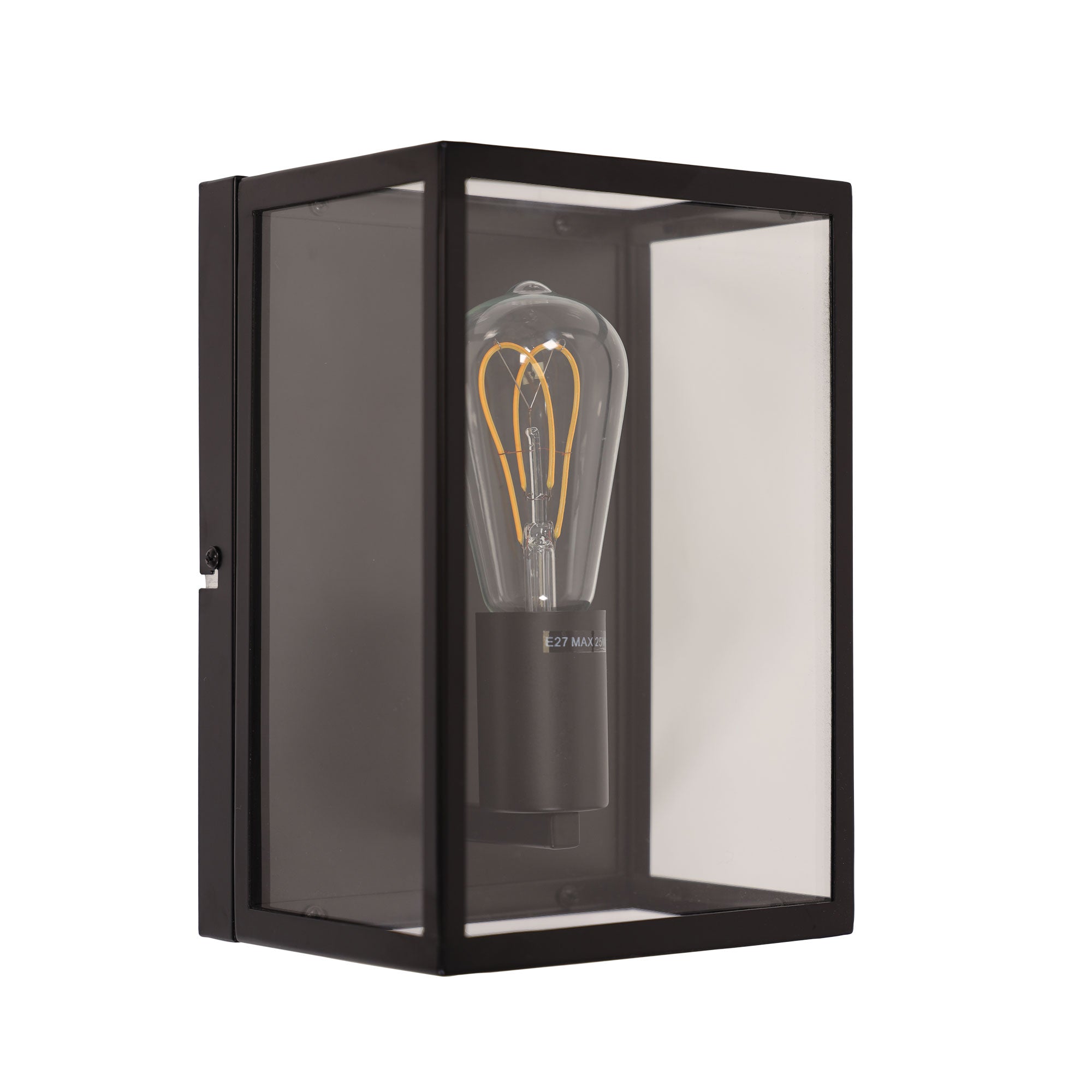 Eaton Wall Urban Retro Wall Light With Clear Glass