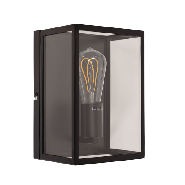 Eaton Wall Urban Retro Wall Light With Clear Glass