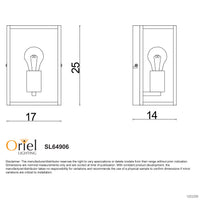 Thumbnail for Eaton Black 1 Light E27 Urban Retro Wall Light