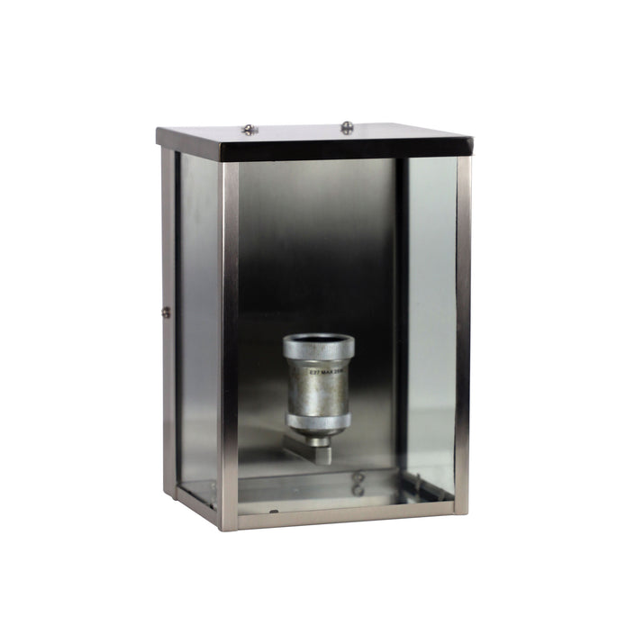 Oakland Brushed Chrome Hamptons Style Outdoor Wall Sconce