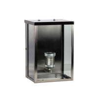 Thumbnail for Oakland Brushed Chrome Hamptons Style Outdoor Wall Sconce