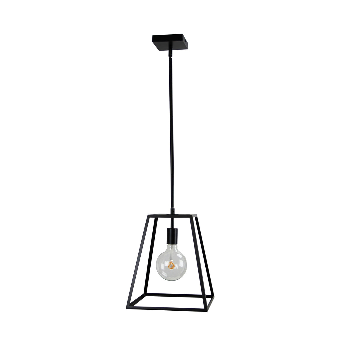 Southport 30 Single Urban Retro 30cm Black Pendant